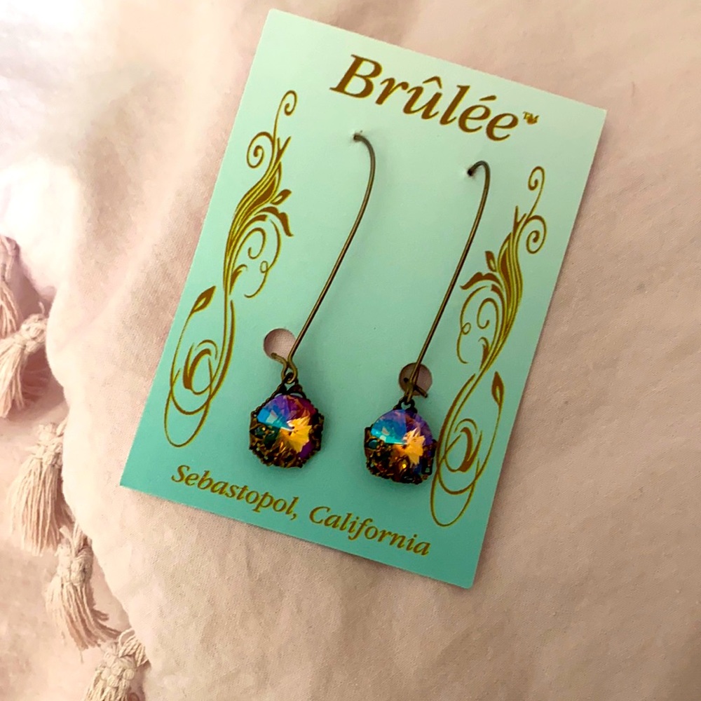 Maria Stashak Swarovski crystal earrings